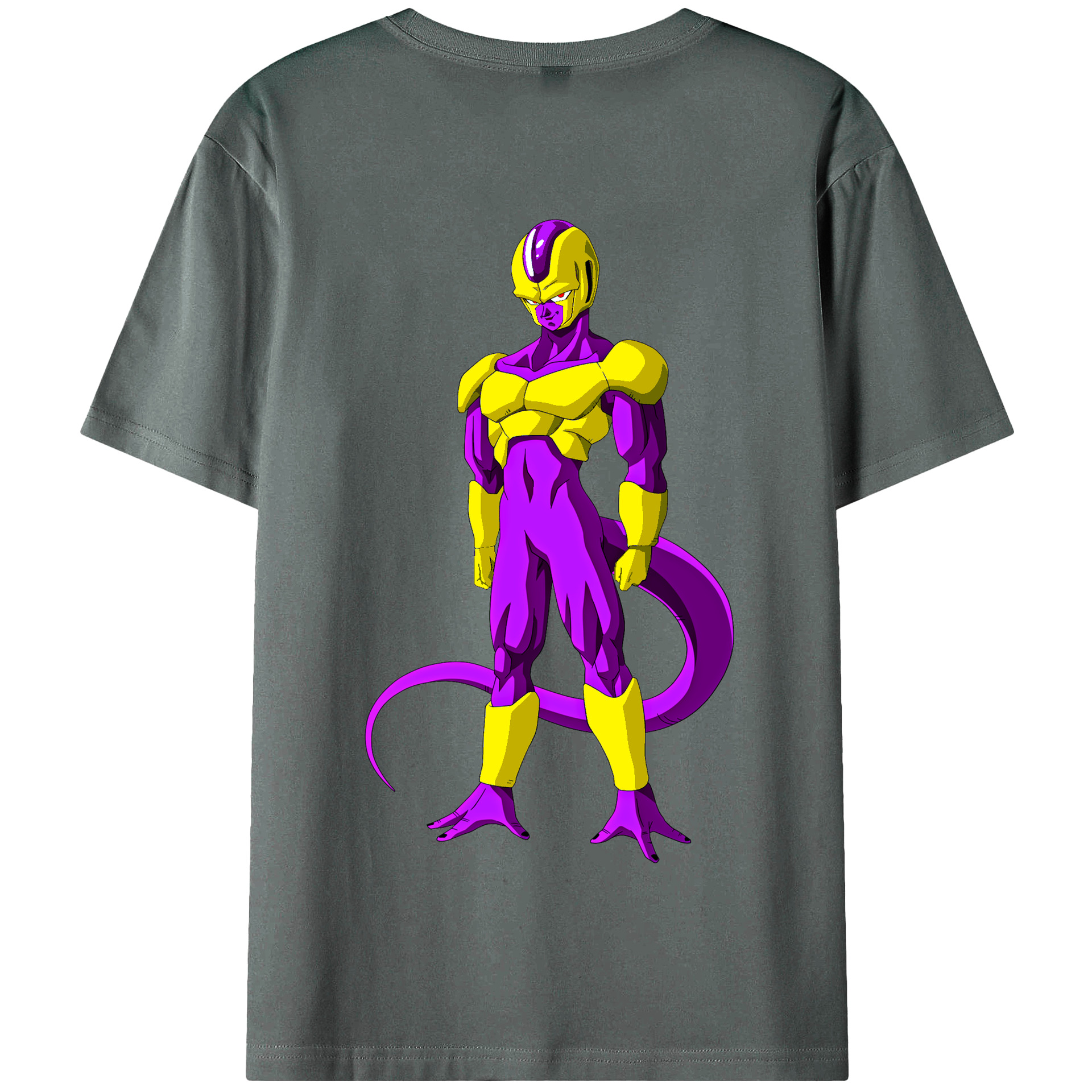 （画像用） ドラゴンボール フリーザ DRAGON BALL Frieza 綿100％半袖Tシャツ（背面プリント）